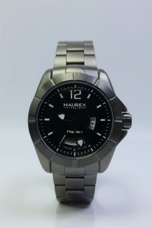 Haurex Italy Aston Black Dial Haurex